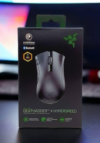 -Mouse Gaming Brand Rezer DEATHADDERV2 XHYPERSPEED ទើបចូលស្តុកថ្មី ថ្មីប្រអប់