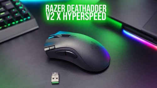 -Mouse Gaming Brand Rezer DEATHADDERV2 XHYPERSPEED ទើបចូលស្តុកថ្មី ថ្មីប្រអប់