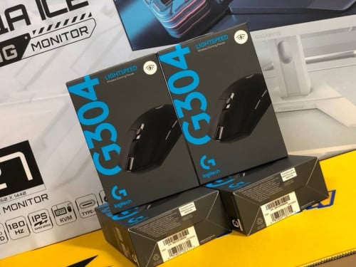 -Mouse Gaming Logitech original wireless G304 ទើបចូលស្តុកថ្មី ថ្មីប្រអប់ អីវ៉ាន់មាននៅក្នុងស្តុក