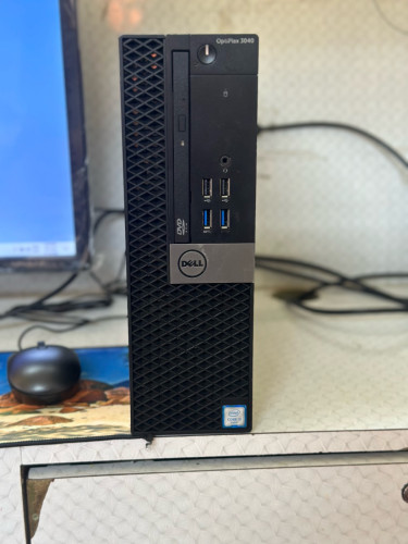 🥰 Dell optiplex 3040 ☺️ I3-6th l Ram 8G l SSD256G l Moniter Dell 24”📝 Warranty 1 Month