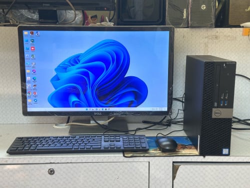 🥰 Dell optiplex 3040 ☺️ I3-6th l Ram 8G l SSD256G l Moniter Dell 24”📝 Warranty 1 Month