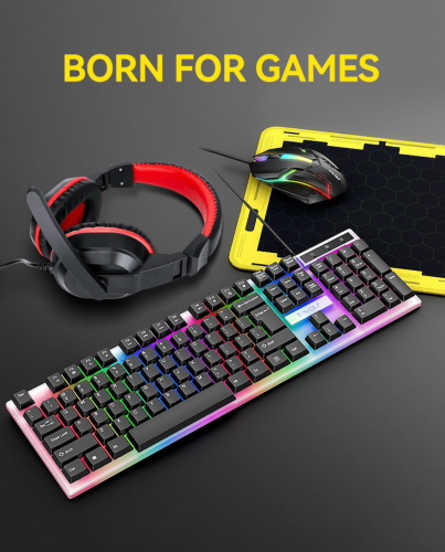 4 in 1 ឈុត Gaming  ស្អាតៗ តម្លៃធូរ