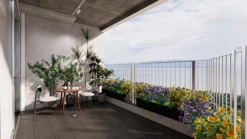 Coastal Residence of ~70 SQ.M 1-Bedroom from $124,300 at The Pearl of Kep | Sea • Sunset • Hills