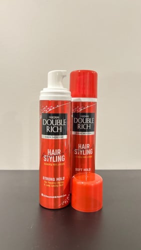 Hair Mousse - Double Rich ហ្វូមពពុះចាប់ម៉ូតសក់ របស់កូរ៉េ
