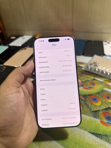iPhone 16 pro max ប្រើបានតែ Wi-Fi 460$