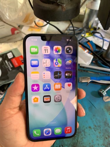 Iphone13Zin Blue​🔵128g សំណុំ​ស្អាត​គ្មានស្នាមទេ