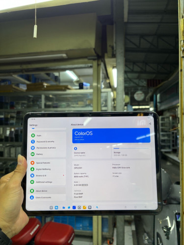 Oppo Pad air 128G Ram6G WiFi only សានុំថ្មកាន់ សំលេងខ្លាំង