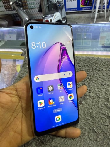 Oppo Reno8 5G Ram8G Memory256G ក្រុមហ៊ុនសុីមពីរ មានឆ្នាំងសាក