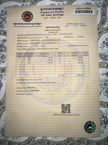 PCX 125CC  មួយទឹកជប៉ុន​ 95%