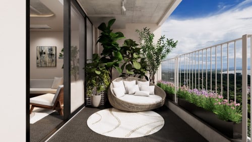 Sea-View 1BR Type A | From ~52–55 SQ.M Net | The Pearl of Kep | Limited Coastal Residences