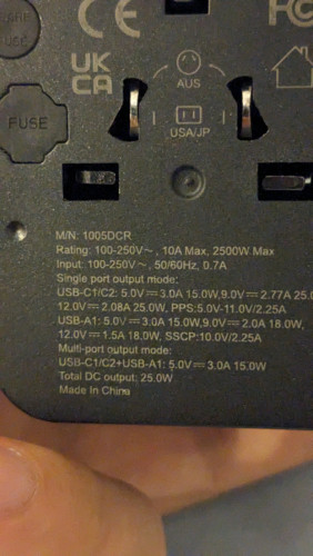 Travel Adapter 25W
