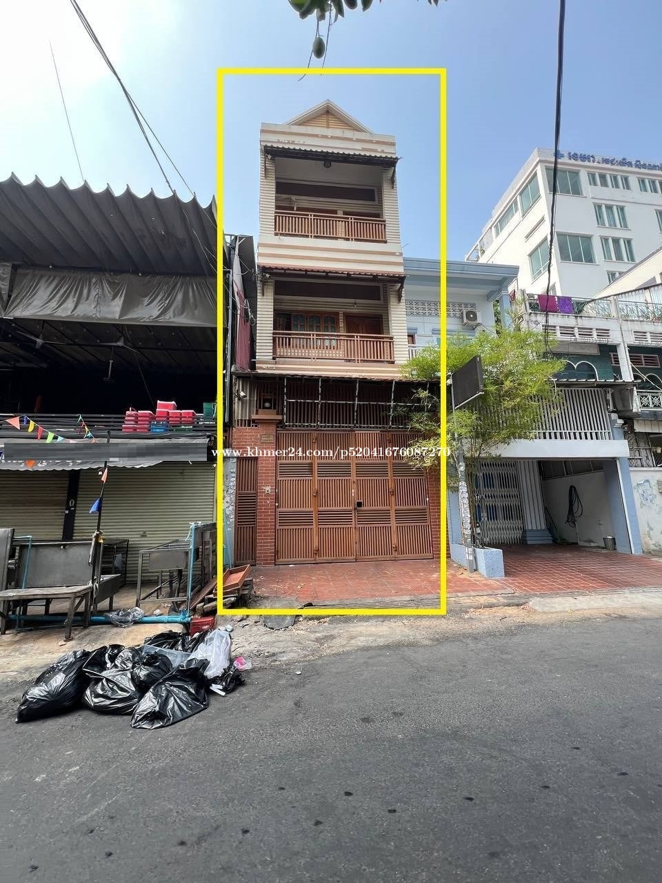 Shophouse for Rent at Boung Keng Kong ( BKK ) .