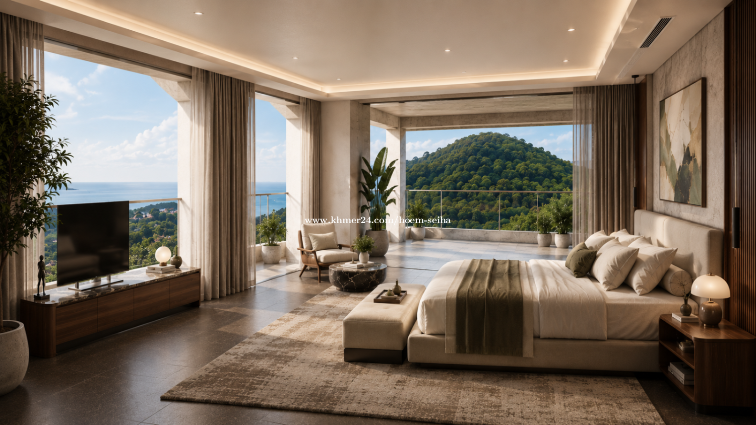 Signature Full-Floor Penthouse Above Kep ~630 SQ.M Net | Sea • Sunset • Hill Views