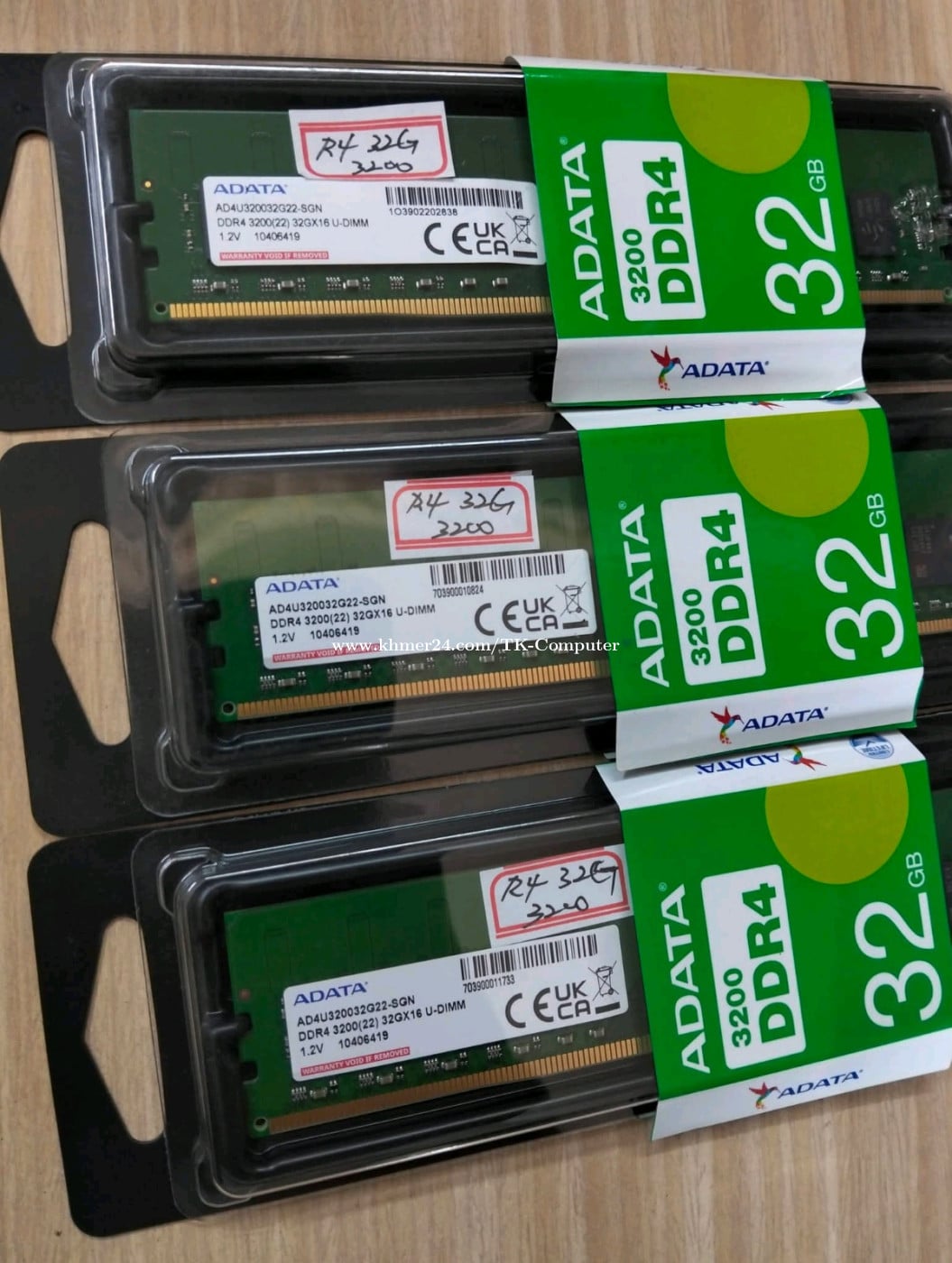 Ram DDR4 32G 3200 ADATA 32X1