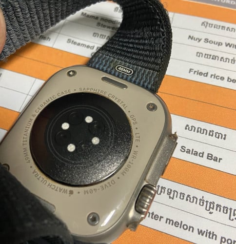 លក់ Apple Watch Ultra ប្រើផ្ទាល់ខ្លួននៅសានំស៊ីន 98-99%ខ្សែសាកនឹងខ្សែពាក់ដៃស៊ីនទាំងអស់