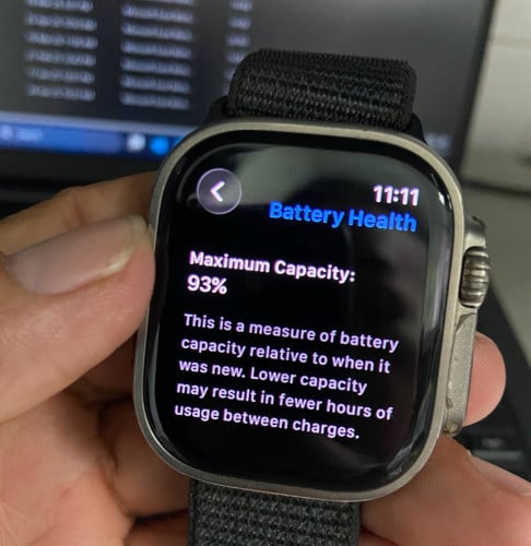 លក់ Apple Watch Ultra ប្រើផ្ទាល់ខ្លួននៅសានំស៊ីន 98-99%ខ្សែសាកនឹងខ្សែពាក់ដៃស៊ីនទាំងអស់