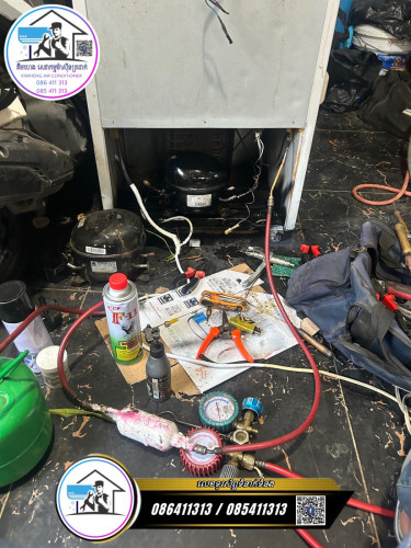ប្ដូរCompressorទូរទឹកកក