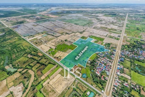 #FORSALE​ 🏗 ដីទំហំ 95,914 ម៉ែត្រការេ -​📍កណ្ដាលស្ទឹង, កណ្ដាល
