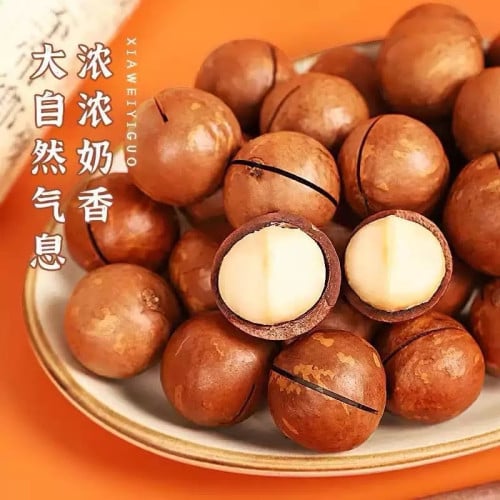 គ្រាប់ម៉ាកាដាមៀ (Macadamia Nuts)មួយកំប៉ុង250g