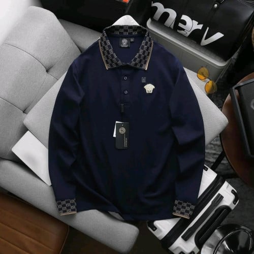 ម៉ូតអាដៃវែង Versace រូបថ្មីបងៗSize M L XL 2XL 3XL 4XL 5XL 6XL 7XL(50kg-130k140kg)