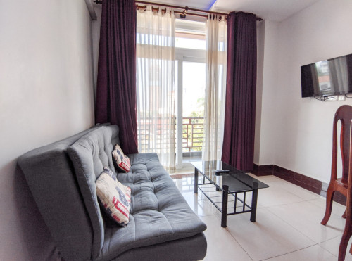 1Bedroom Swimming pool Serviced Apartment for rent near Toul Kork market