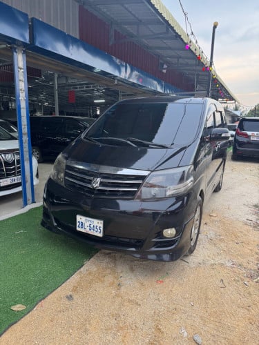 ALPHARD 05 full options auto 3 បេីក​ដំបូល​2តង់​ V6 ប៉ុង​1 មាន​ហ្គាស​ស្រាប់​