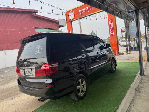ALPHARD 05 full options auto 3 បេីក​ដំបូល​2តង់​ V6 ប៉ុង​1 មាន​ហ្គាស​ស្រាប់​