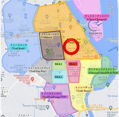 Daun Penh 1-Bedroom for rent（🇯🇵日本人対応）