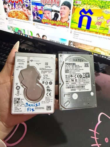 HDD Latop  Brand Seagate Toshiba  1TB មួយទឹក សុខភាព 100% ស្អាត99% មានការធានា1 អាទិត្យ