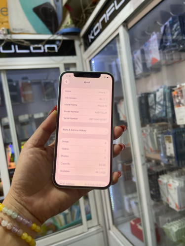 iPhone 12/LL/64GBថ្ម78%តួរស្អាតសុីនសានុំ