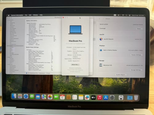 MacBook Pro 2020 13” i7 32G/1T Battery 95%