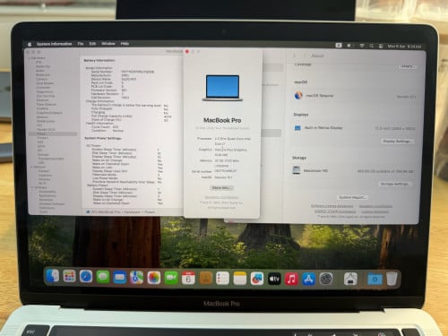 MacBook Pro 2020 13” i7 32G/512G battery 95%