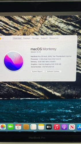 MacBook Pro year 2016 Silver New Battery 🔋