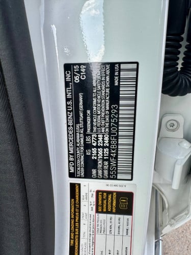 Mercedes Benz C-Class C300 2015
