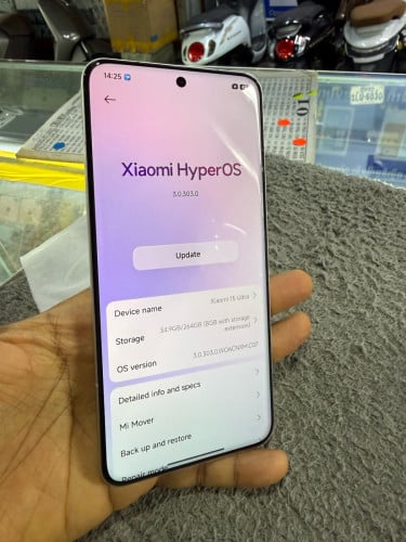 Mi 15ultra 5G Ram12G Memory256G C/H Sim2 មានឆ្នាំងសាក