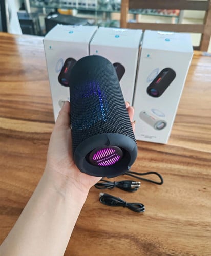 Mini speaker ThunderRobot សំឡេងពីរោះ🎶លឺខ្លាំង🔊​ងាយស្រួលដាក់តាមខ្លួន❤️