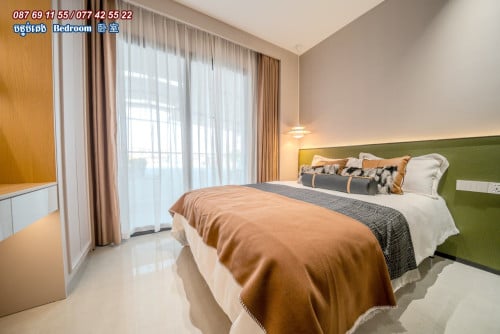 OneBedroom Morgan Central City in the center of Phnom Penh city, nearby Samhan market, Toul Sangke