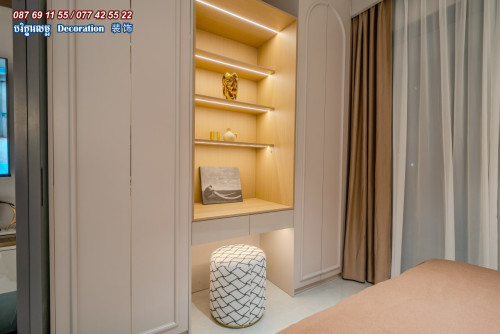 OneBedroom Morgan Central City in the center of Phnom Penh city, nearby Samhan market, Toul Sangke