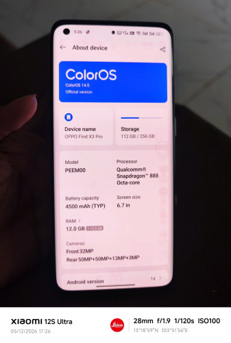 Oppo findx3 pro