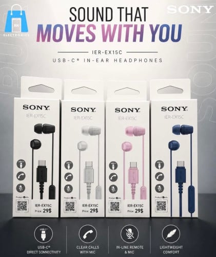 Sony Type-C Earphones IER-EX15C