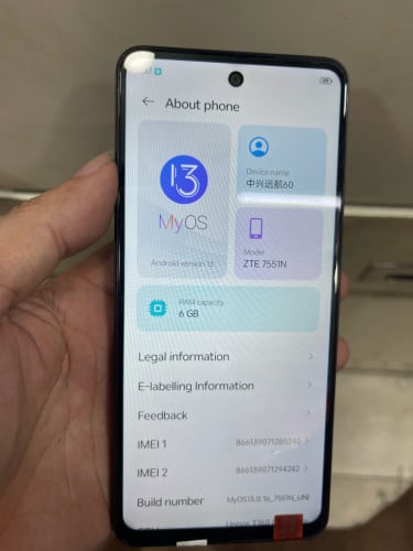 ZTE ស្អាត 98.5%