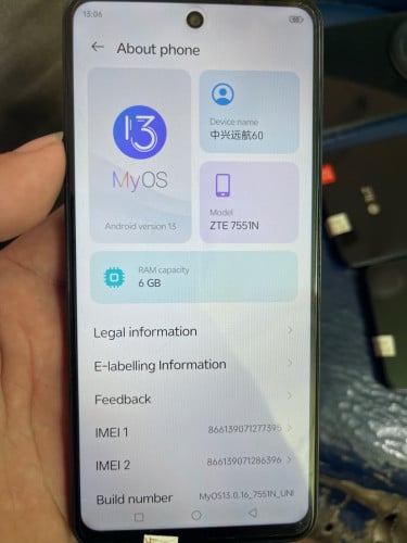 ZTE ស្អាត 98.5%