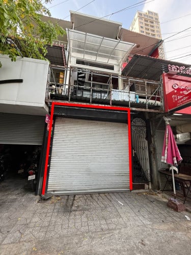 ហាងជួលជាន់ក្រោមជិតសន្ធរម៉ុក  I Shop for Lease Near SonthorMok