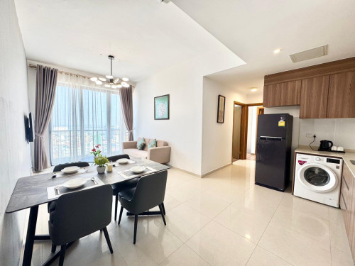 2 bedrooms 2 bathrooms unit , size 79sqm  available unit level 35th  Rental fee : 750-800$
