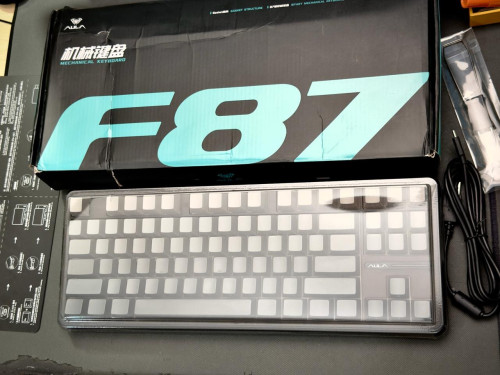 Aula F87 pro Keyboard Full box