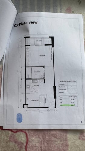 Condo Olympia 1bedroom fully furnished Sale under 50%
