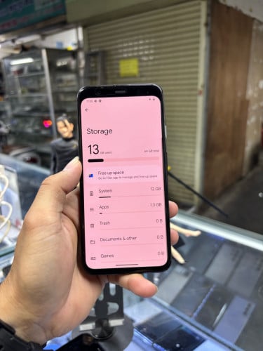 Google pixel4 64G Ram6G Sim2 Eism ម៉ាសុីនអេក្រង់ស្រុីន
