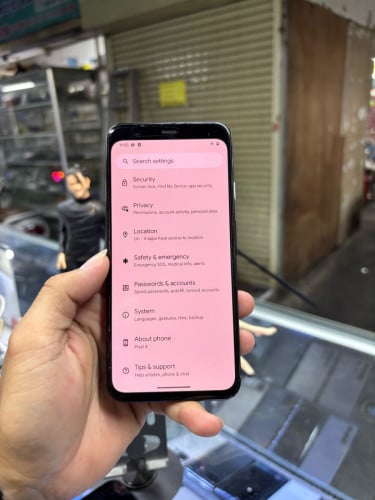 Google pixel4 64G Ram6G Sim2 Eism ម៉ាសុីនអេក្រង់ស្រុីន