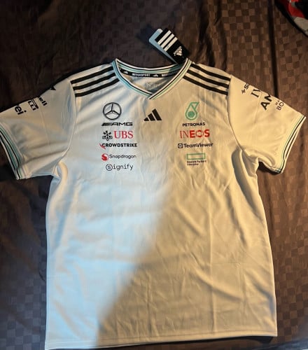 Mens 2025 Authentic Driver Tee White