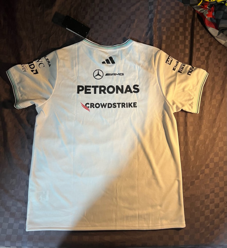 Mens 2025 Authentic Driver Tee White
